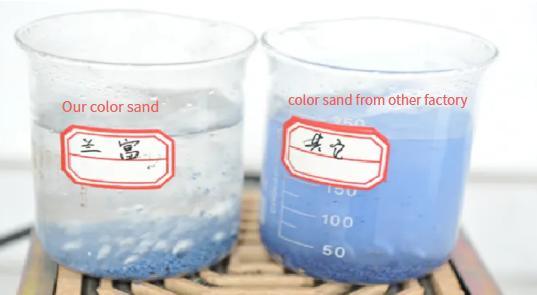 Factory Direct Supply High-Temperature Calcined Real Stone Paint Color Sand