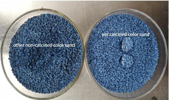 Factory Direct Supply High-Temperature Calcined Real Stone Paint Color Sand
