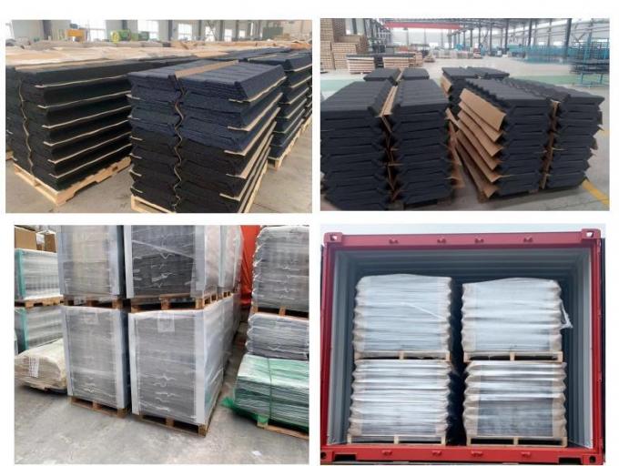 15years Factory Directly Supply Small Flat Asphalt Colored Stone Coated Tiles